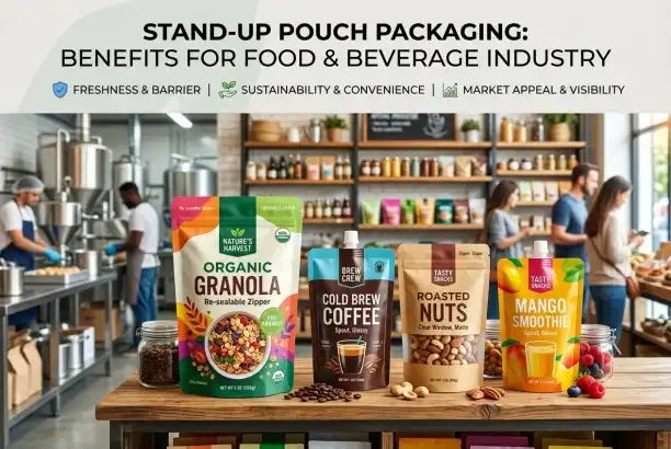 Stand Up Pouch Packaging Benefits for the Food and Beverage Industry